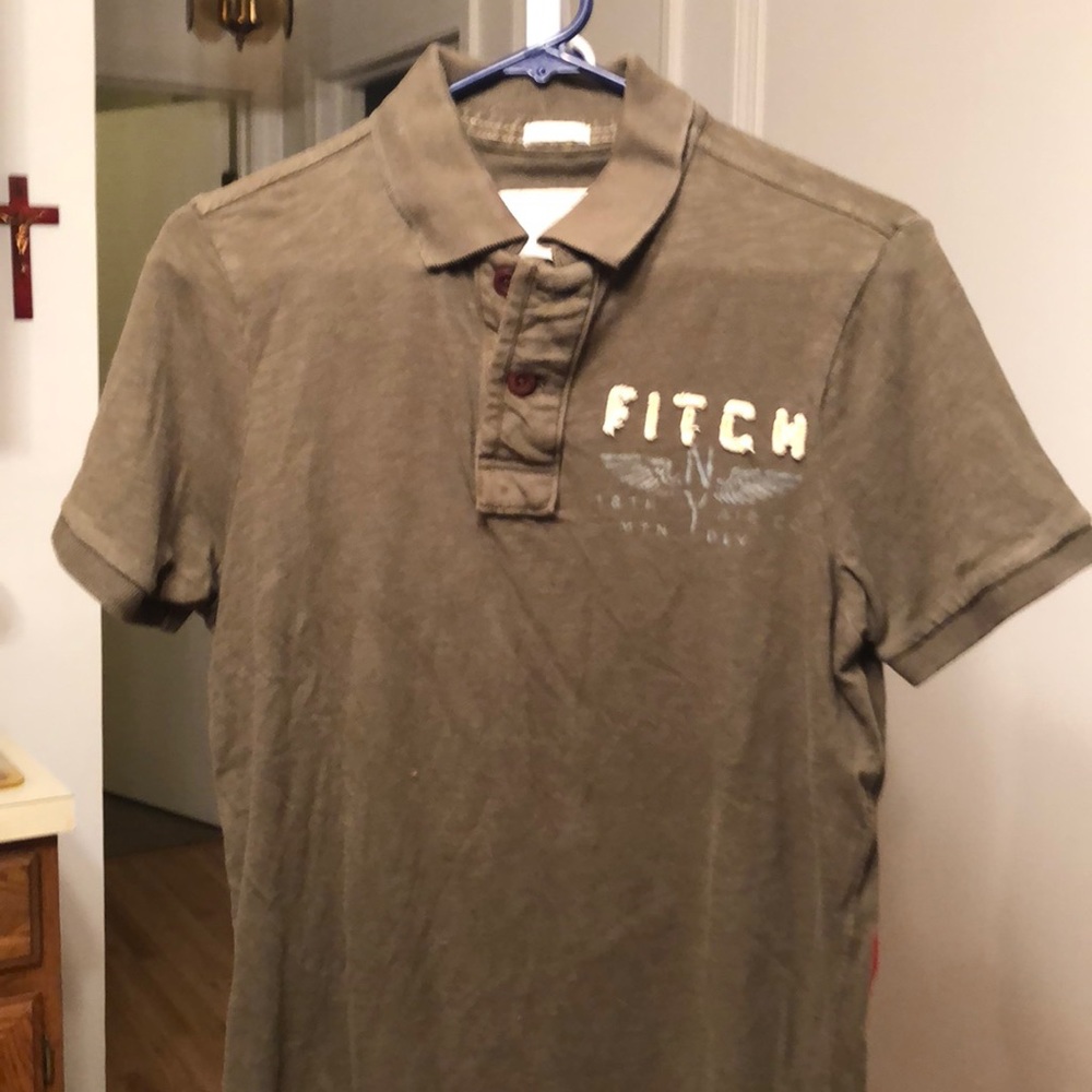 Brown Abercrombie polo